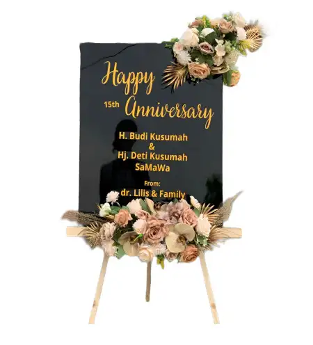 Papan Bunga Akrilik Lobang